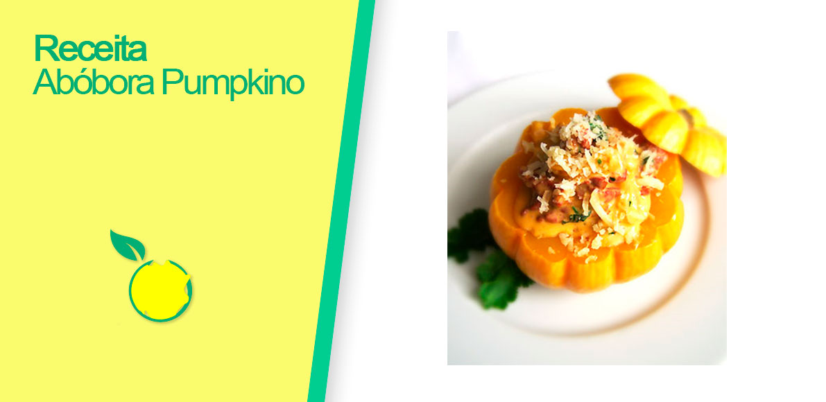 Abóbora Pumpkino recheada com carne seca