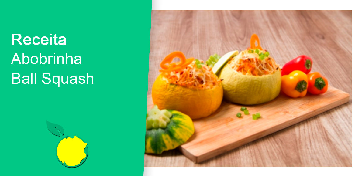 Abobrinha Squash Ball recheada