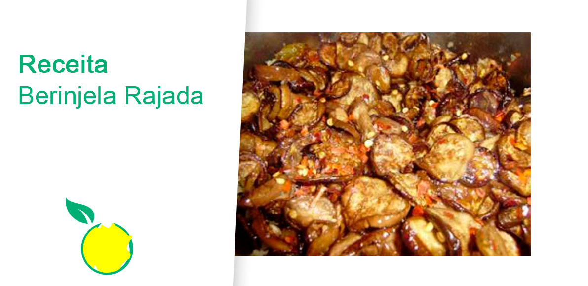 Receita Mini Berinjela Seca